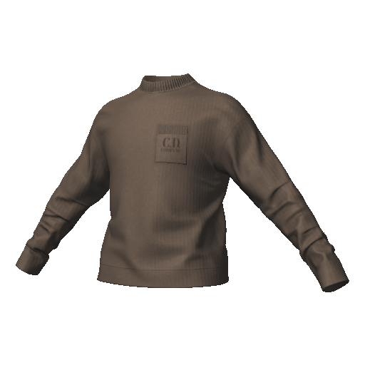 Коричневая кофта с воротником C.D Compane