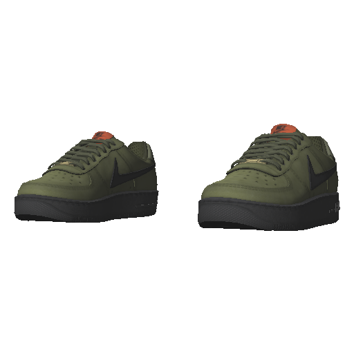 Зеленые кроссовки Nice Flow Force 1