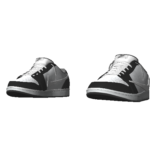 Бело-черные кроссовки Nice Reverse Swoosh
