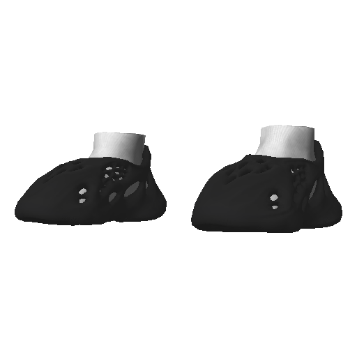 Черные кроссовки Abibas Yeez Foam