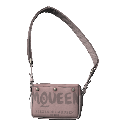 Розовая сумка MQUEEN через плечо