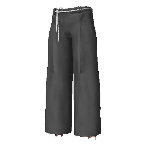Черные брюки из хлопка