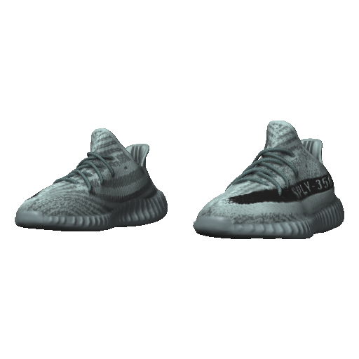 Бирюзовые кроссовки Adibas Ez Boost 350