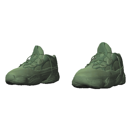Зеленые кроссовки Abibas 900 (Luminoforo)