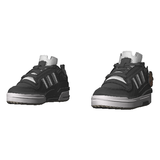 Черные кроссовки Adibas Low Helloween