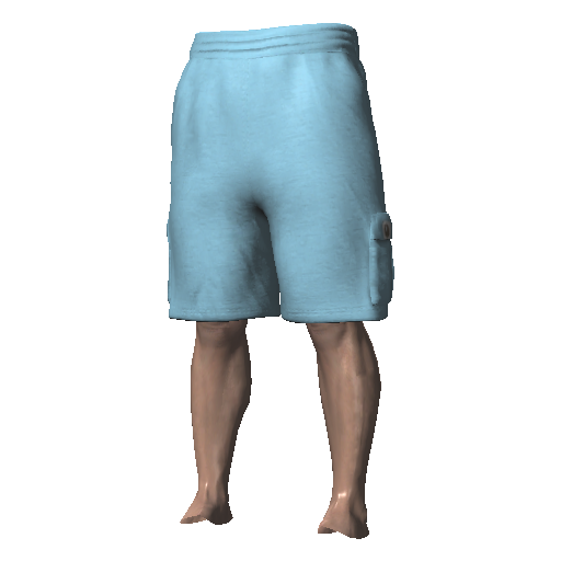 Голубые шорты PABE