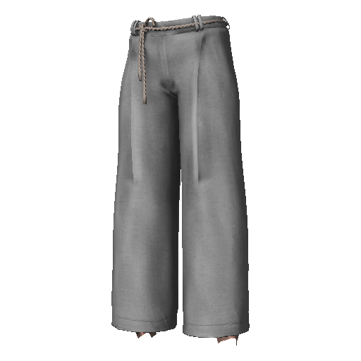 Серые брюки из хлопка