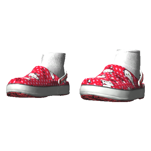 Красные китти CROCO