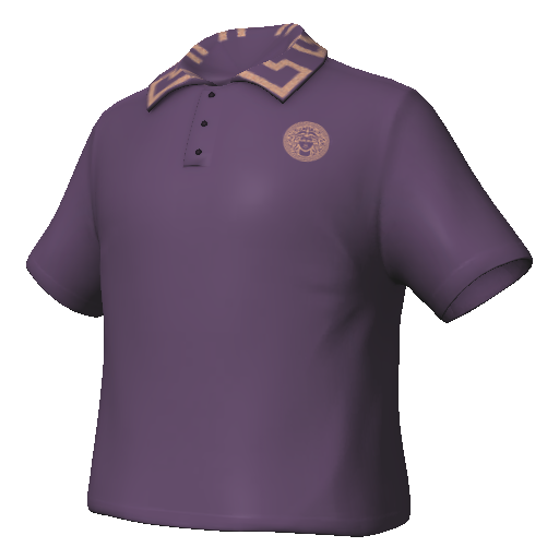 Фиолетовая поло Vespucci