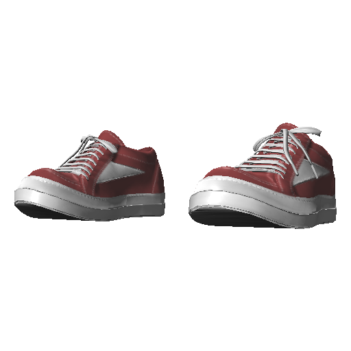 Бордовые кеды Rick Onens Low