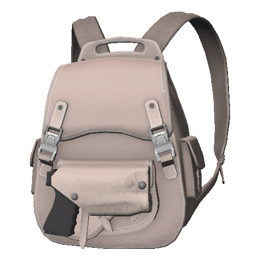 Розовый рюкзак Deore с пистолетом