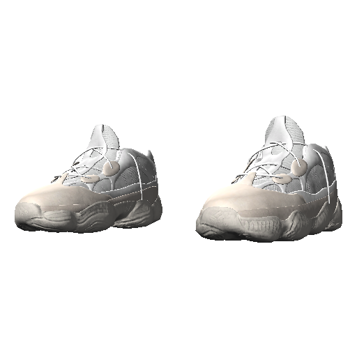 Белые кроссовки Abibas 900 (Luminoforo)