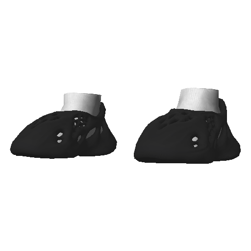 Черные кроссовки Abibas Yeez Foam
