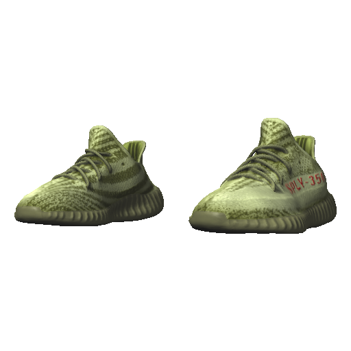 Лаймовые кроссовки Adibas Ez Boost 350