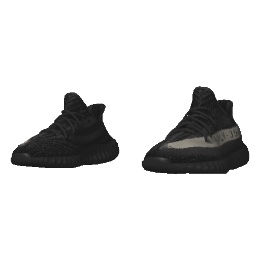 Черно-белые кроссовки Adibas Ez Boost 350