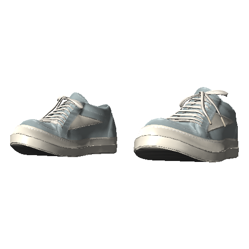 Голубые кеды Rick Onens Low