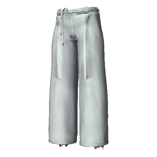 Белые брюки из хлопка
