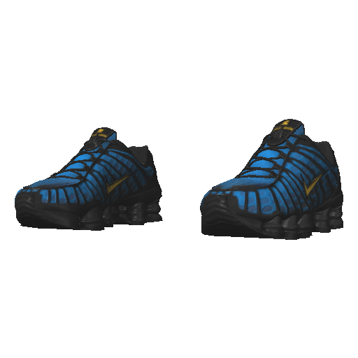 Синие кроссовки Nice Shoks