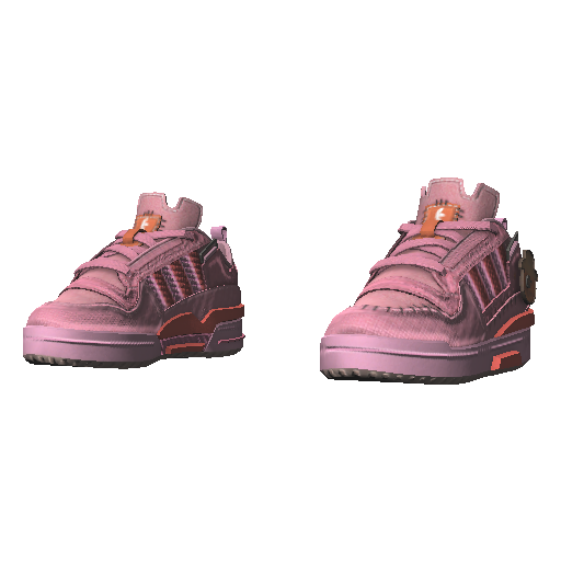 Розовые кроссовки Adibas Low Helloween